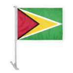 AGAS Guyana Car Flag Premium 10.5x15 inch