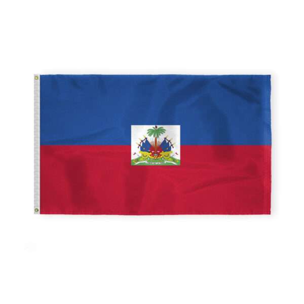 AGAS Haiti Flag 3x5 ft 200D Nylon