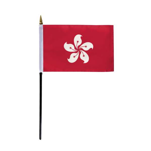 AGAS Small Hong Kong 4x6 inch Flag