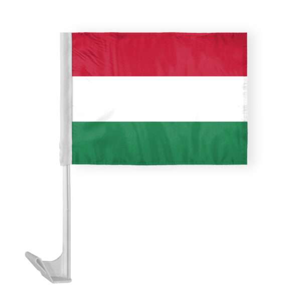 AGAS Hungary Car National Flag 12x16 inch