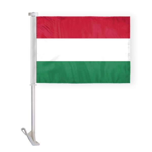 AGAS Hungarian Car Flag Premium 10.5x15 inch
