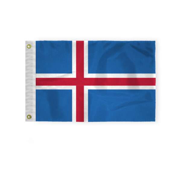AGAS National Flag of Iceland 12x18 inch