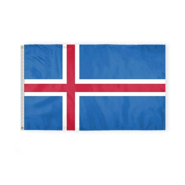 AGAS Iceland National Flag 3x5 ft 200D Nylon