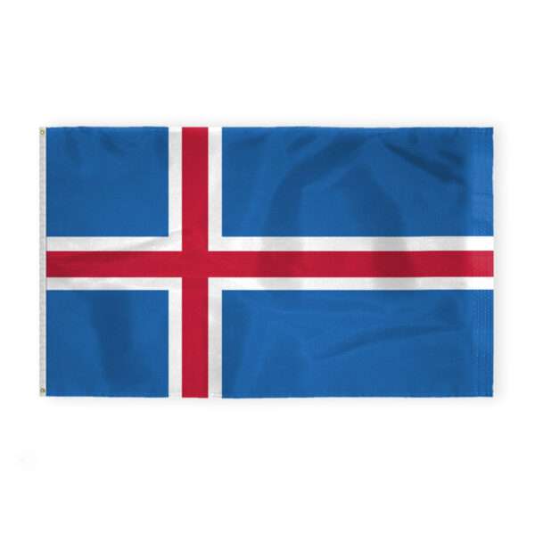 AGAS Iceland National Flag 6x10 ft 200D Nylon