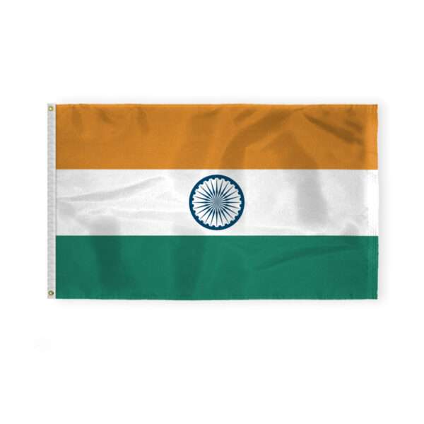 AGAS India Flag - 3x5 ft - Printed Single Sided on 200D Nylon