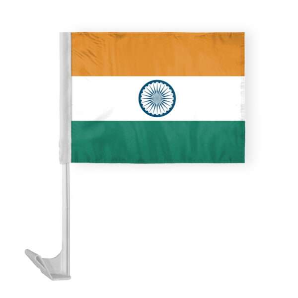 AGAS India Car Flag 12x16 inch