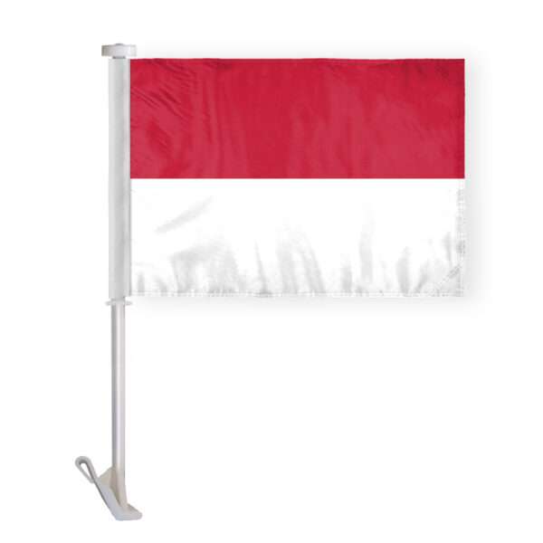 AGAS Indonesian Car Flag Premium 10.5x15 inch