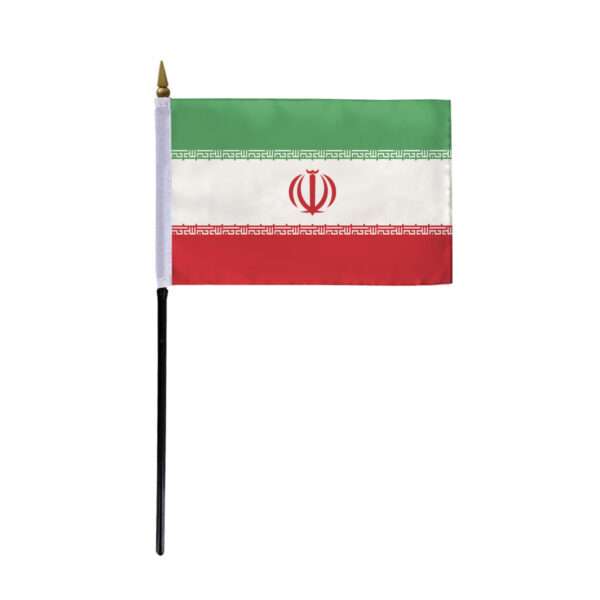 AGAS Small Iranian National Flag 4x6 inch
