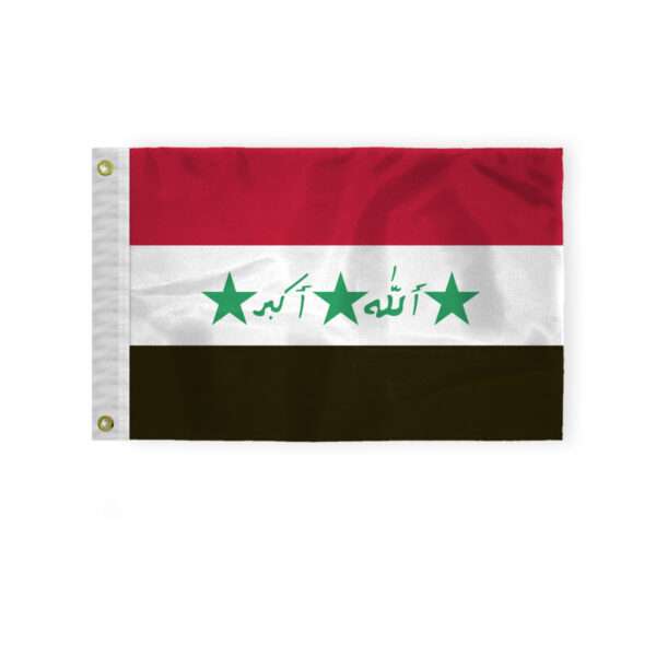 AGAS Iraq Nautical Flag(Old) 12x18 inch