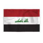 AGAS Iraq Flag 5x8 ft 200D