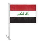 AGAS Iraq Car Flag Premium