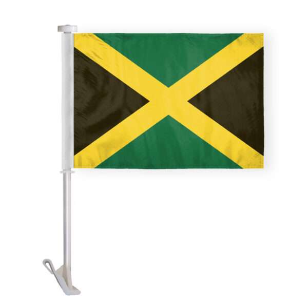 AGAS Jamaica Premium Car Flag 10.5x15 inch