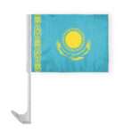 AGAS Kazakhstan Car Flag 12x16 inch