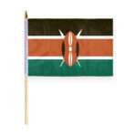AGAS Kenya Flag 12x18 inch