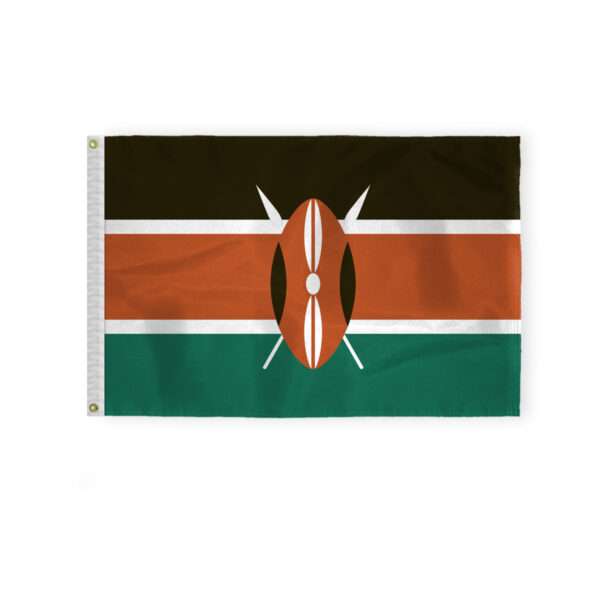 AGAS Kenya Flag 2x3 ft