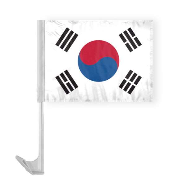 AGAS South Korean Car Flag 12 x 16 inch