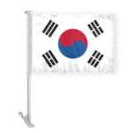 AGAS South Korea Car Flag Premium 10.5 x 15 inch