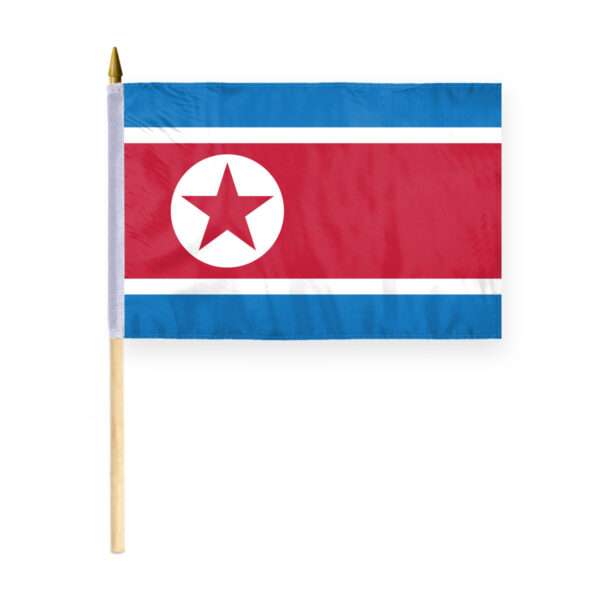 AGAS North Korean Flag 12 x 18 inch