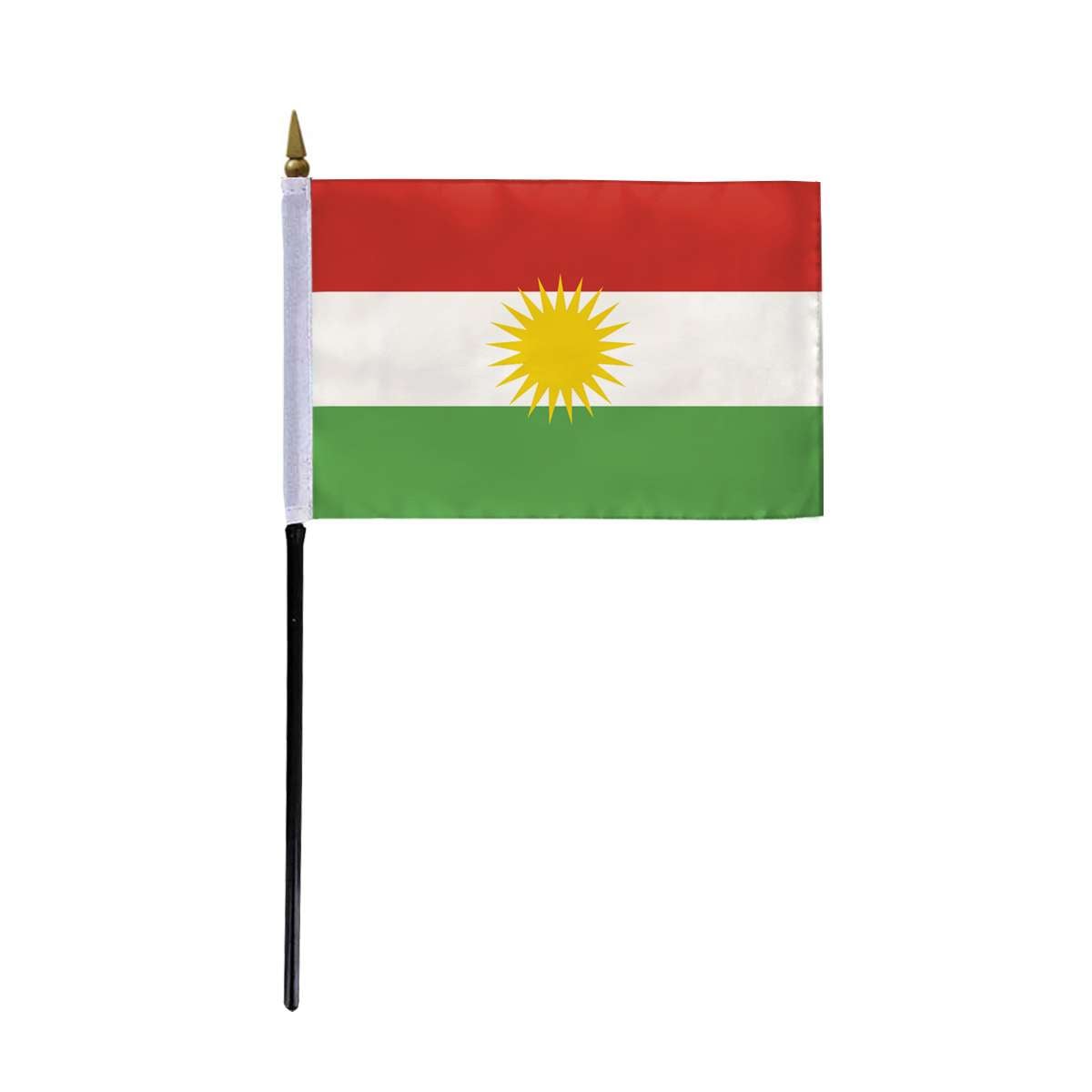 AGAS Kurdistan Flag 4x6 inch AGAS Kurdistan Flag 4x6 inch