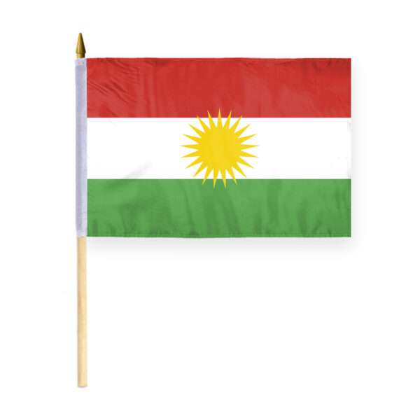 AGAS Kurdistan Flag 12x18 inch