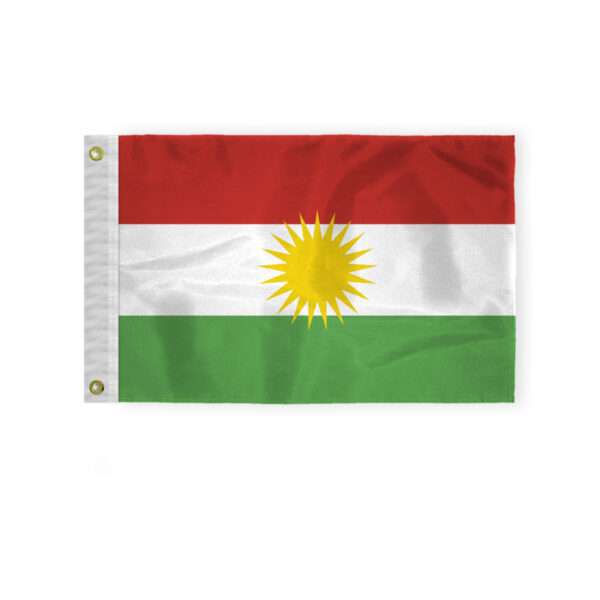 AGAS Kurdistan Nautical Flag 12x18 inch