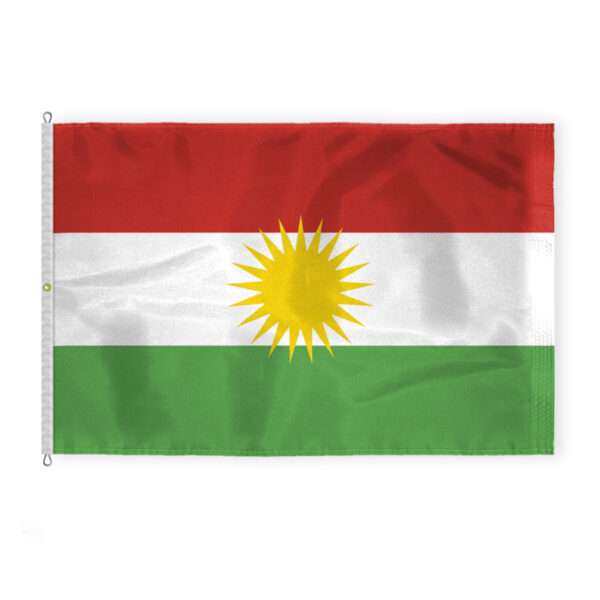 AGAS Kurdistan Flag 8x12 ft