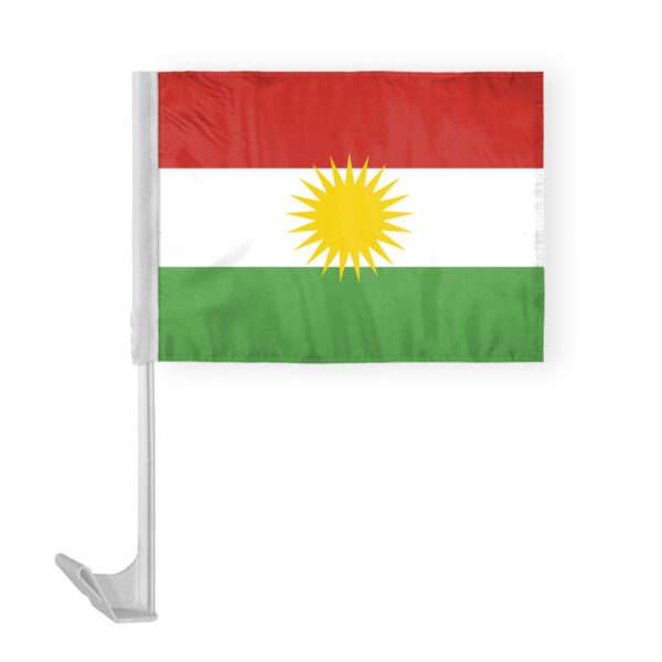 AGAS Kurdistan Car Flag 12x16 inch