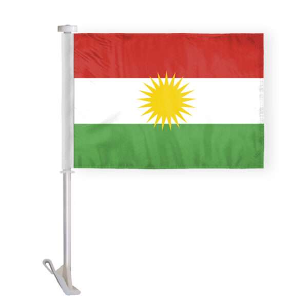 AGAS Kurdistan Car Flag Premium 10.5x15 inch