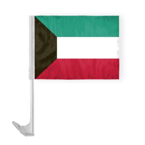 AGAS Kuwait Car Flag 12x16 inch