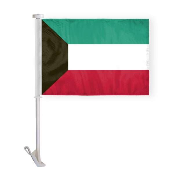 AGAS Kuwait Car Flag Premium 10.5x15 inch