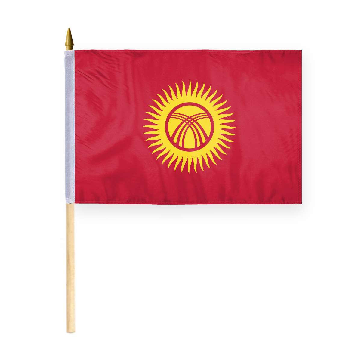 AGAS Kyrgyzstan Flag 12x18 inch AGAS Kyrgyzstan Flag 12x18 inch