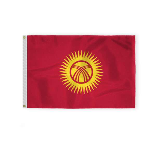 AGAS Kyrgyzstan Flag 2x3 ft Outdoor