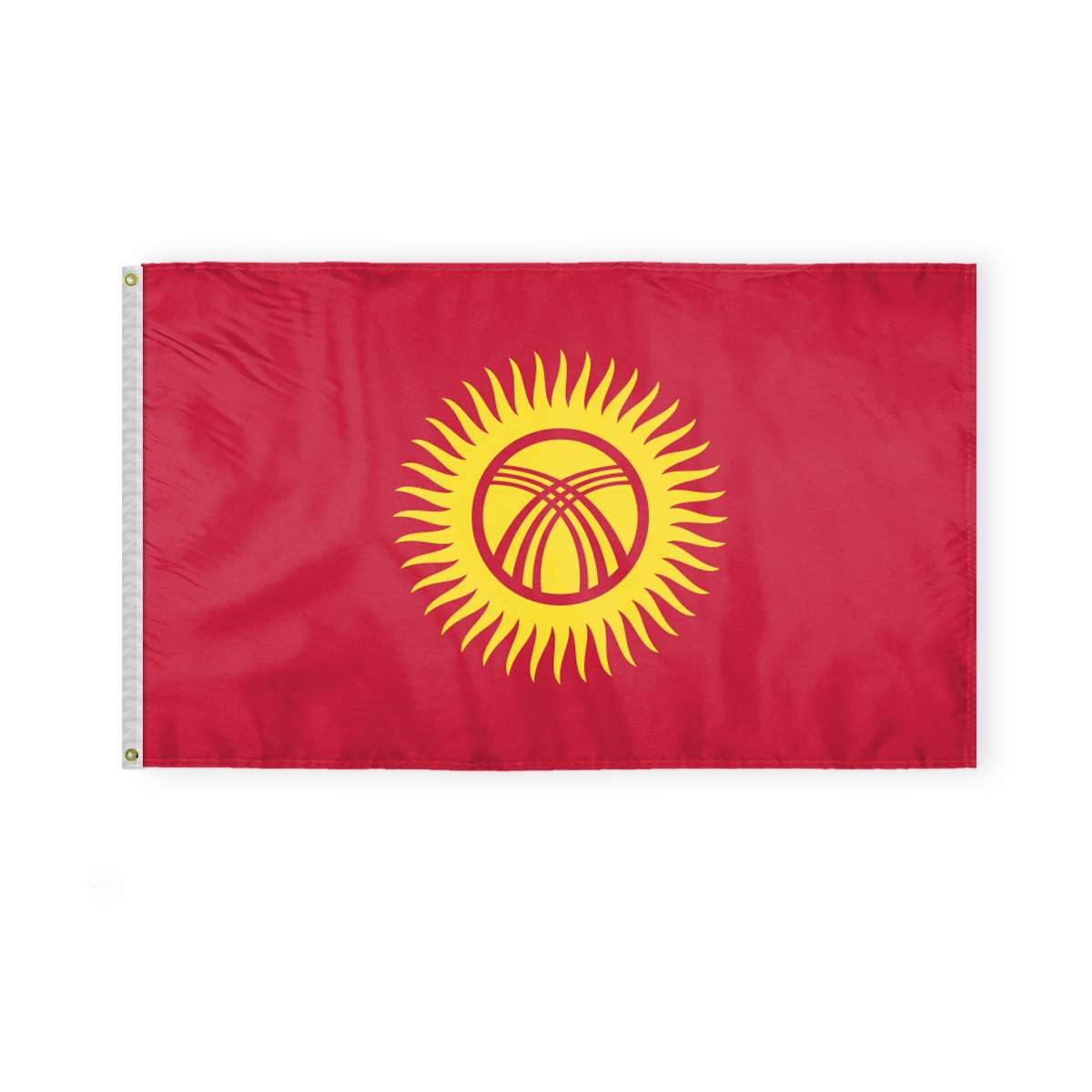 AGAS Kyrgyzstan Flag 3x5 ft AGAS Kyrgyzstan Flag 3x5 ft