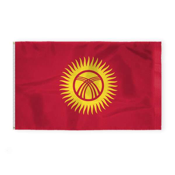 AGAS Kyrgyzstan Flag 6x10 ft 200D