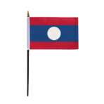 AGAS Laos Flag 4x6 inch