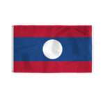 AGAS Laos Flag 3x5 ft 200D