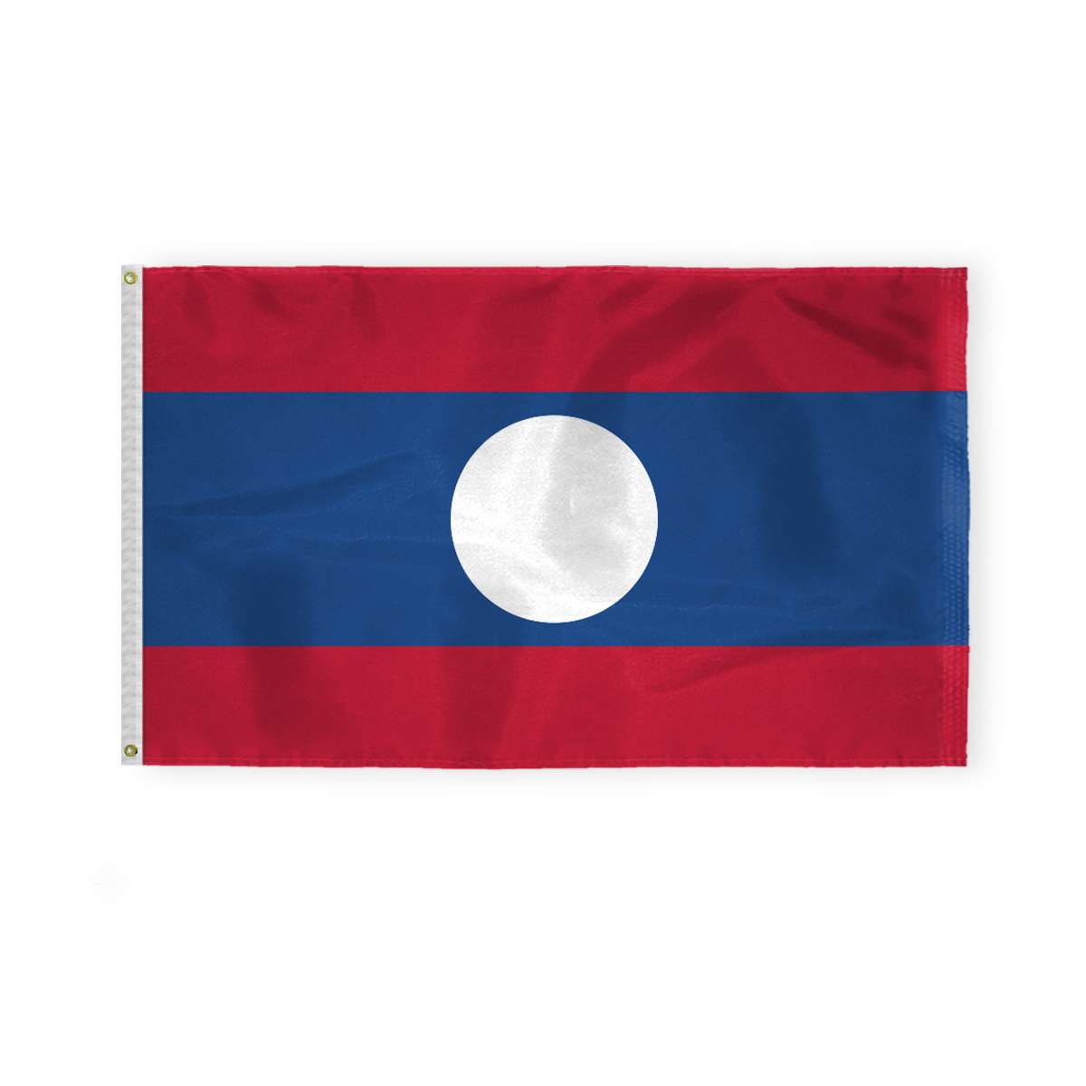AGAS Laos Flag 3x5 ft 200D AGAS Laos Flag 3x5 ft 200D