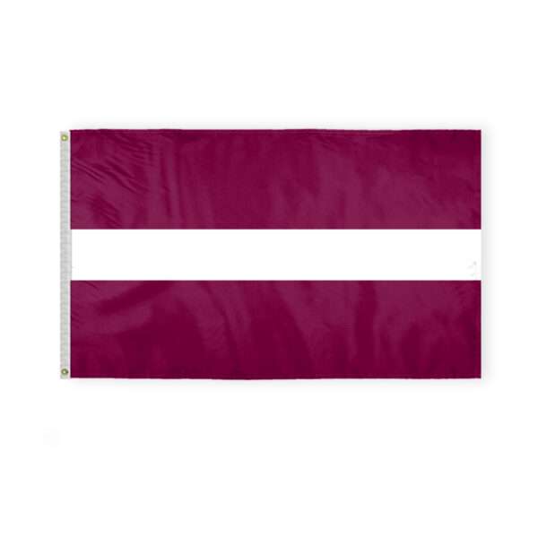 AGAS Latvia Flag 3x5 ft Double Stitched Hem 100% Polyester