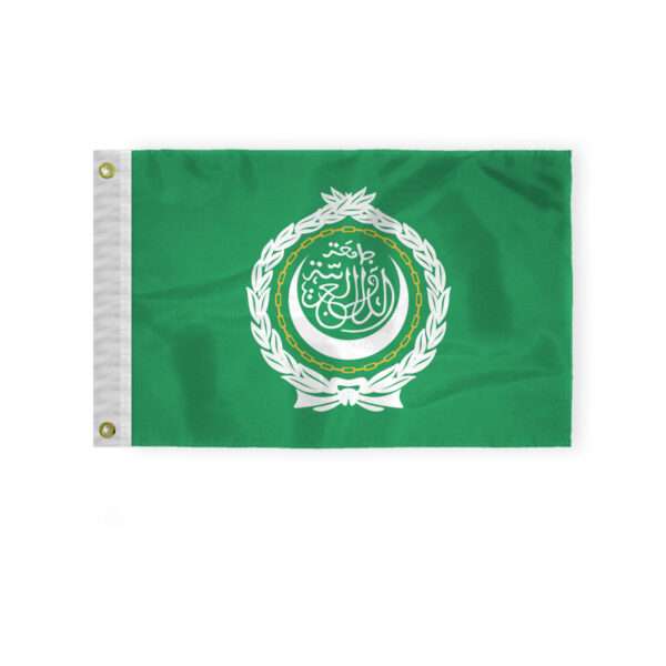 AGAS Arab League Nautical Flag 12x18 inch Mini