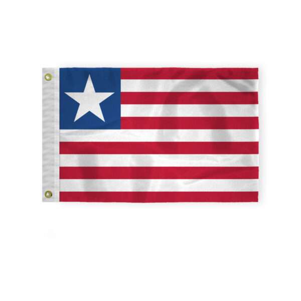AGAS Liberia Nautical Flag 12x18 inch