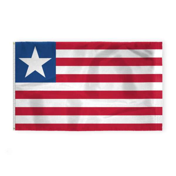 AGAS Liberia Flag 6x10 ft 200D Nylon