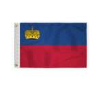 AGAS Liechtenstein Nautical Flag 12x18 inch