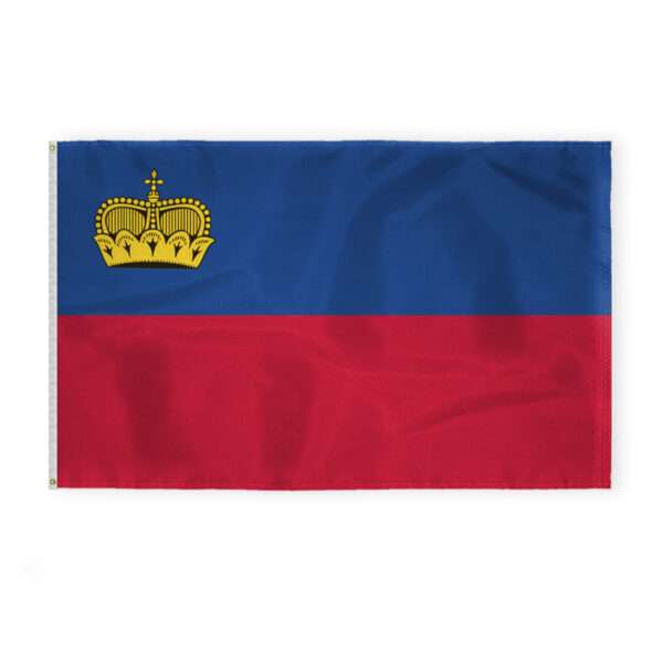 AGAS Liechtenstein Flag 5x8 ft 200D