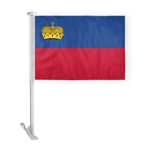AGAS Liechtenstein Car Flag Premium 10.5x15 inch