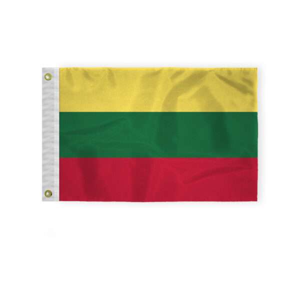AGAS Lithuania Nautical Flag 12x18 inch