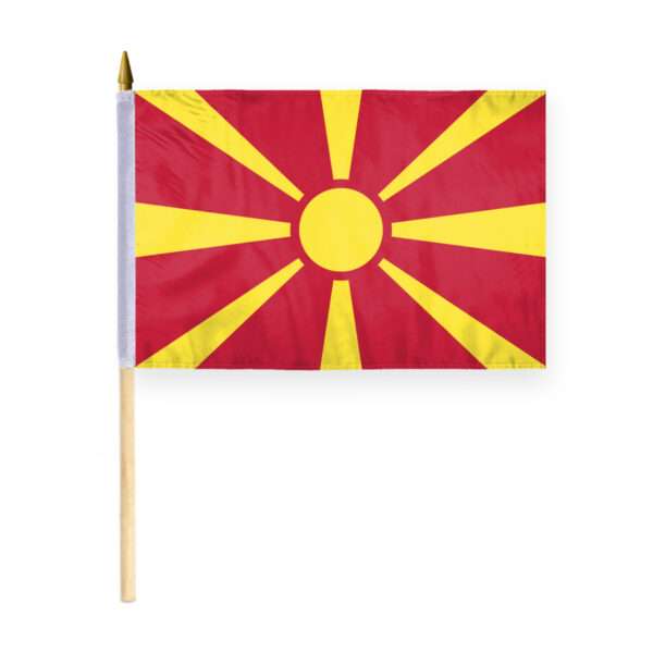 AGAS Macedonia Flag 12x18 inch