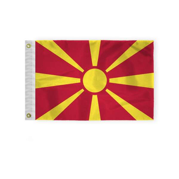 AGAS Macedonia Nautical Flag 12x18 inch