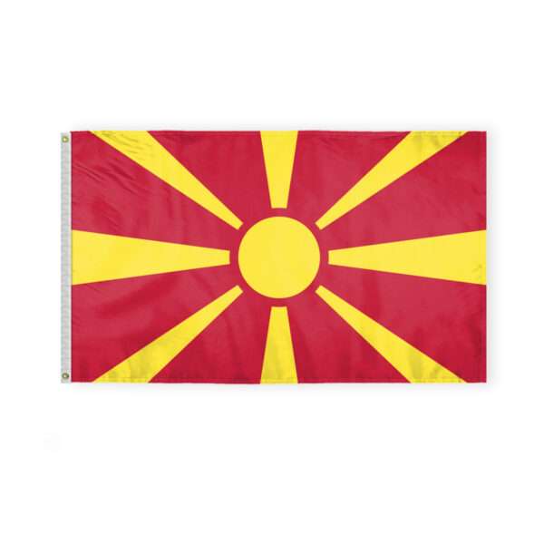 AGAS Macedonia Flag 3x5 ft