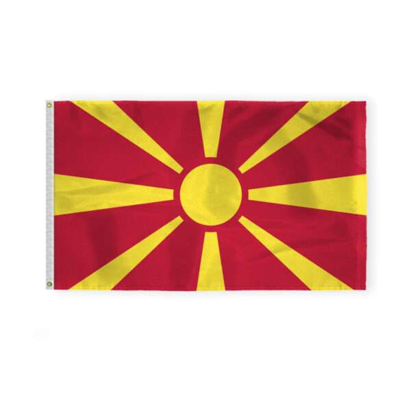AGAS Macedonia Flag 3x5 ft 200D