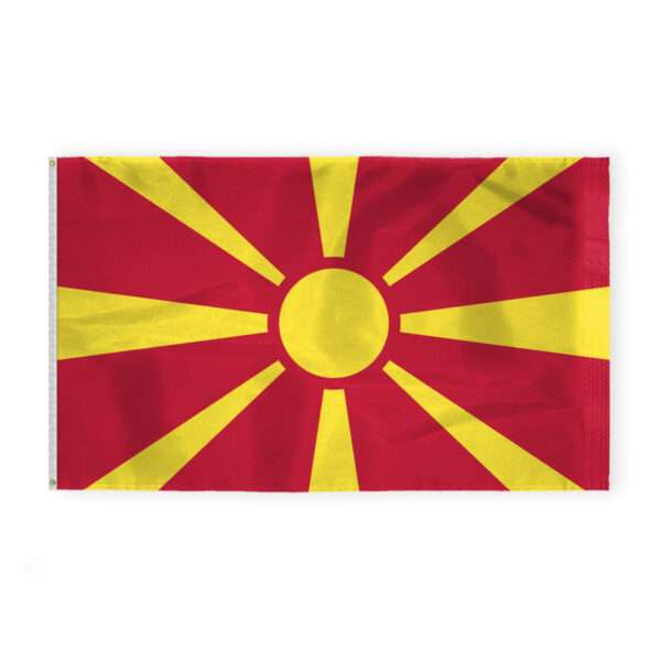 AGAS Macedonia Flag 6x10 ft 200D
